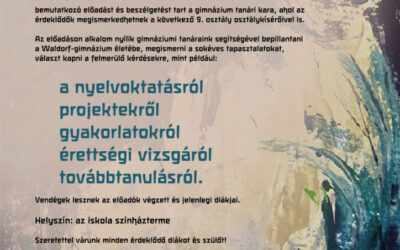 Bemutatkozik a Fóti Szabad Waldorf Gimnázium 2025.11.06.