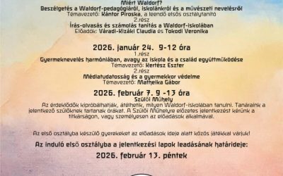 Leendő elsősök szüleit várjuk szeretettel!