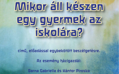 Mikor áll készen egy gyermek az iskolára?