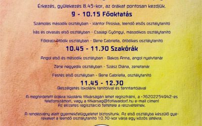 Szülői Műhely leendő elsős szülőknek 2026.02.07.