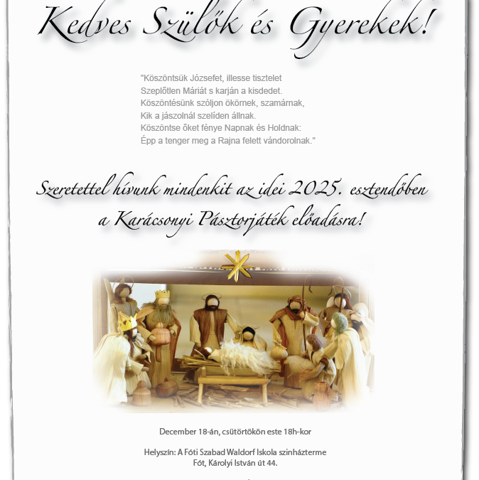 Pásztorjáték 2025. december 18.